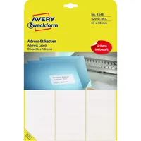 Avery Zweckform Adressetikett 67 x 38 mm (B x H)