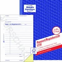 Avery Zweckform Regiebericht 1770