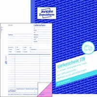 Avery Zweckform Lieferschein 726