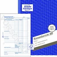 Avery Zweckform Kassenbericht 305