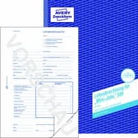 Avery Zweckform Lohnabrechnung 506