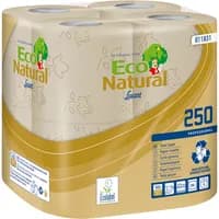 Eco Natural Toilettenpapier 2-lagig 64 Rl./Pack.