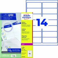 Avery Zweckform Adressetikett ultragrip 99,1 x 38,1 mm (B x H)