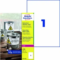 Avery Zweckform Folienetikett 210 x 297 mm (B x H)