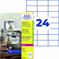 Avery Zweckform Folienetikett 70 x 37 mm (B x H)