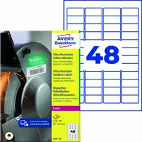 Avery Zweckform Folienetikett 45,7 x 21,2 mm (B x H)