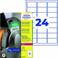 Avery Zweckform Folienetikett 63,5 x 33,9 mm (B x H)