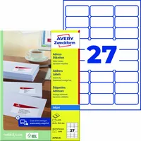 Avery Zweckform Adressetikett 63,5 x 29,6 mm (B x H)