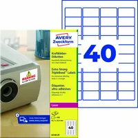Avery Zweckform Folienetikett 45,7 x 25,4 mm (B x H)