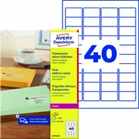 Avery Zweckform Adressetikett QuickPEEL™ 45,7 x 25,4 mm (B x H)