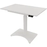 NowyStyl Schreibtisch eModel 2.0 MINI 900 x 620-1.080 x 550 mm (B x H x T) weiß