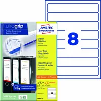 Avery Zweckform Ordnerrückenetikett ultragrip® schmal/kurz 240 Etik./Pack.