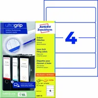 Avery Zweckform Ordnerrückenetikett ultragrip® breit/kurz 120 Etik./Pack.