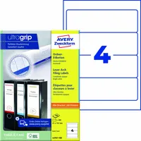 Avery Zweckform Ordnerrückenetikett ultragrip breit/kurz 400 Etik./Pack.