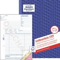 Avery Zweckform Lieferschein 1721