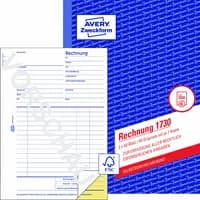 Avery Zweckform Rechnung 1730