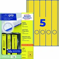 Avery Zweckform Ordnerrückenetikett ultragrip schmal/lang