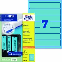 Avery Zweckform Ordnerrückenetikett ultragrip schmal/kurz