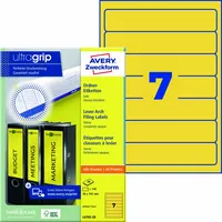 Avery Zweckform Ordnerrückenetikett ultragrip schmal/kurz