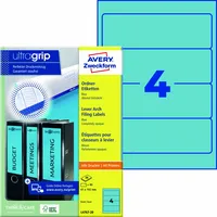 Avery Zweckform Ordnerrückenetikett ultragrip breit/kurz
