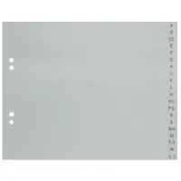 A-Z Register DIN A4 halbe Höhe