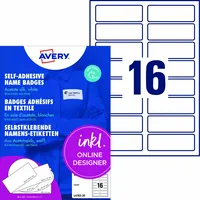 Avery Zweckform Namensetikett 88,9 x 31 mm (B x H)