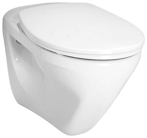 Alva Aqua Una Wand-WC Flachspüler Weiß