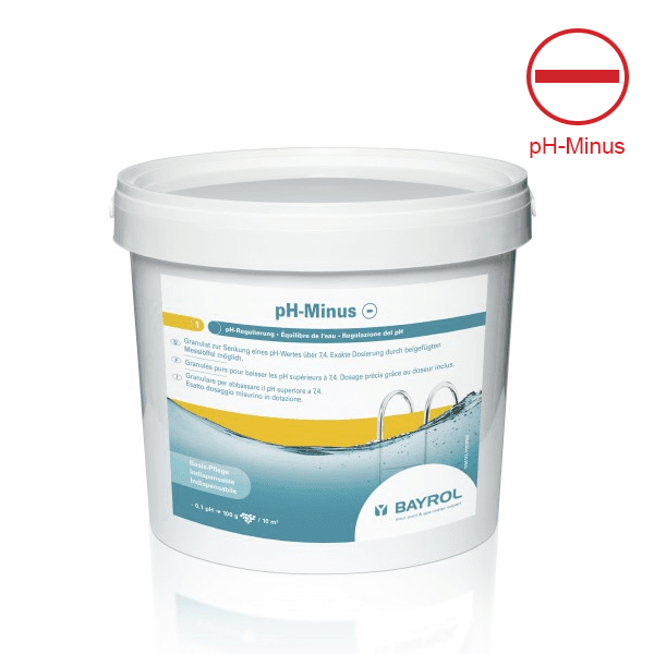 Bayrol pH-Minus-Granulat 6 kg – Schnelllöslicher pH-Senker für Ihren Pool