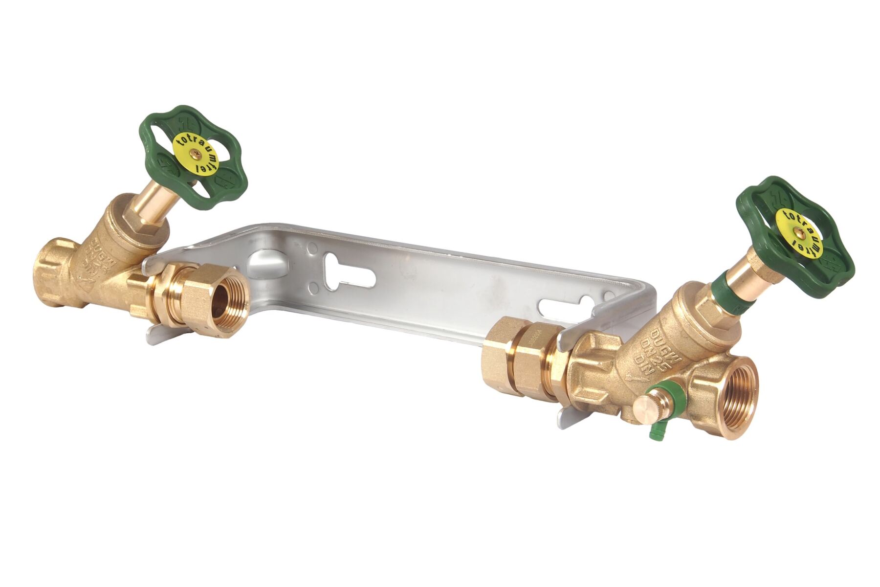 Wasserzähler Einbaugarnitur Starr WZ.Seite 5/4" x Vent.Seite 1"
