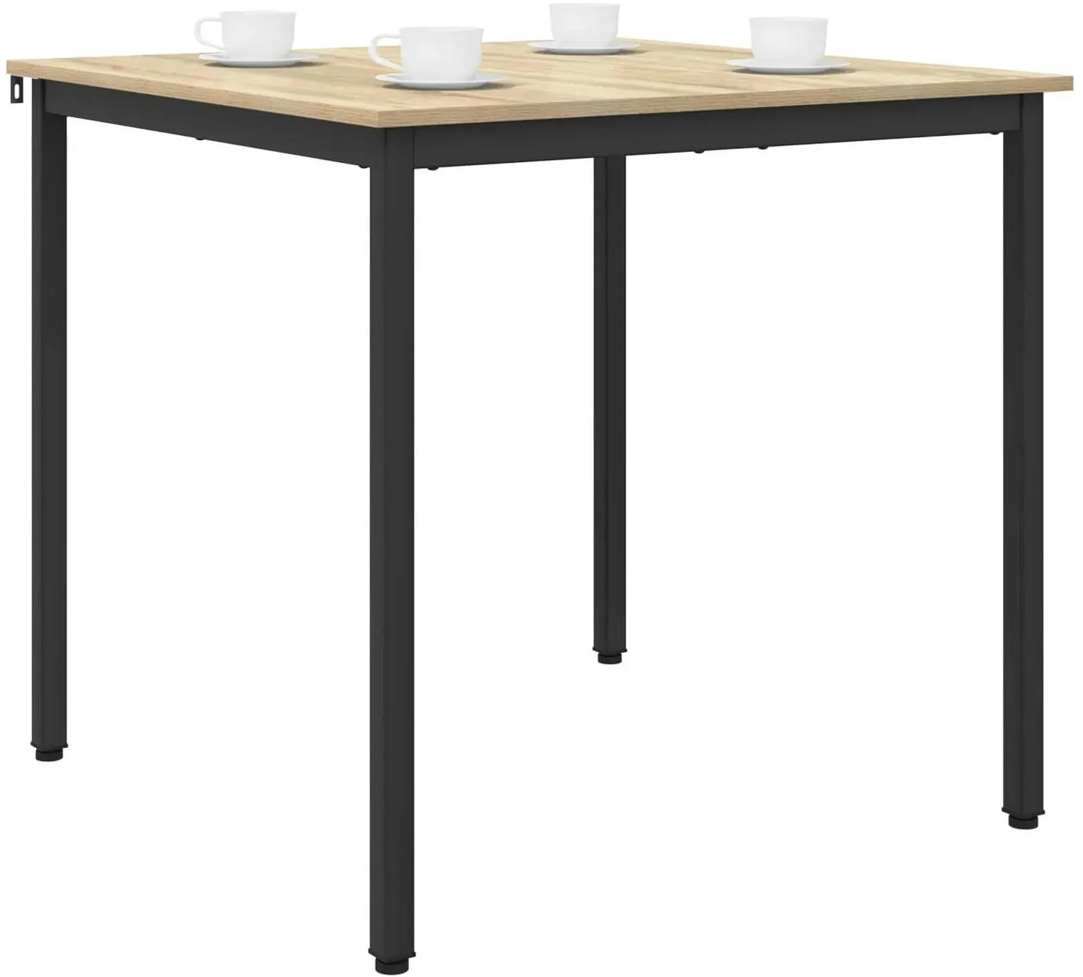 Esstisch 80 x 75 x 80 cm grau