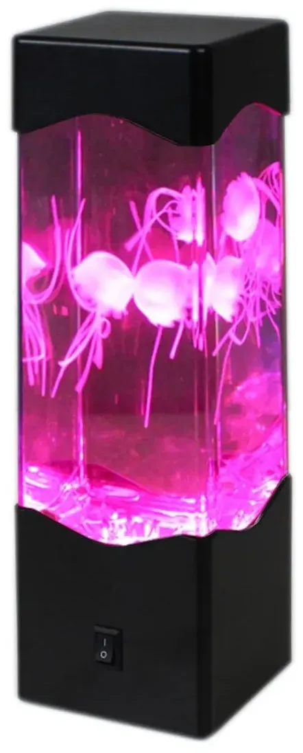 Jellyfish Lampe Aquarium 3 schwebende Quallen Farbwechsel USB RGB