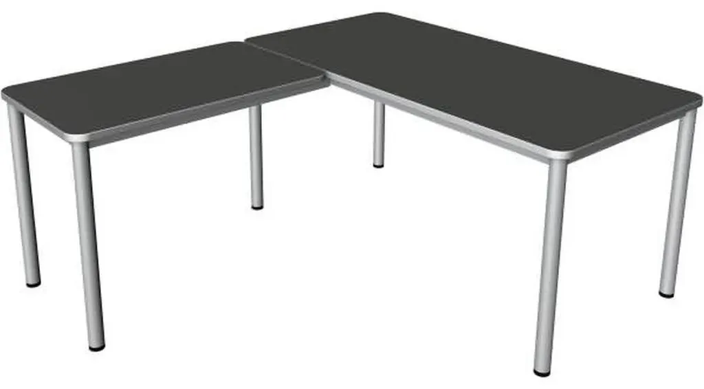 Winkelschreibtisch Prime Grau