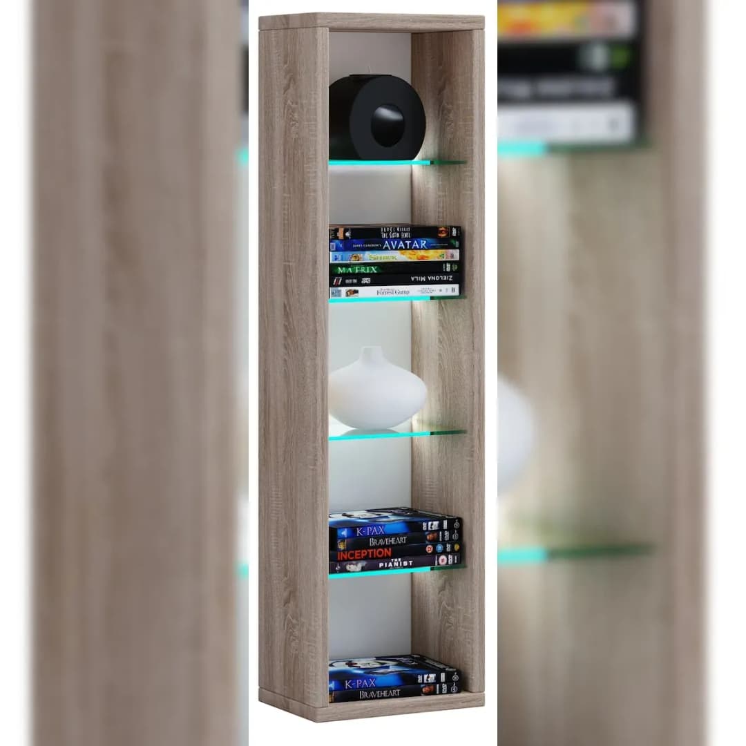 Rasato Standregal 21 x 14 x 77 cm Braun