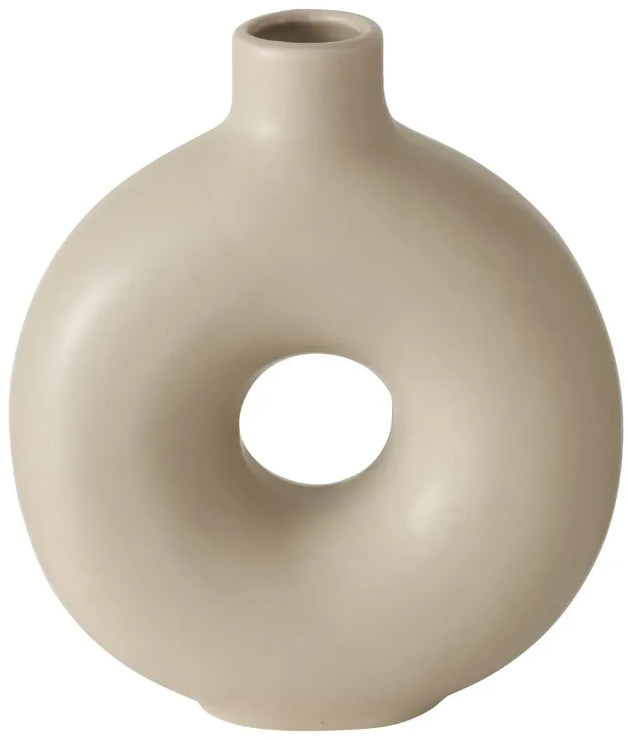 2024829 Vase Lanyo (BH 17x20 cm, - beige, - BH 17x20 cm