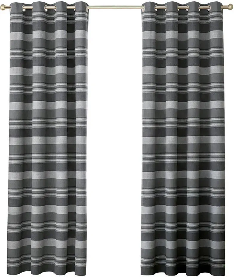 Morocco Ösen 137 x 137 cm Grau 2er-Set