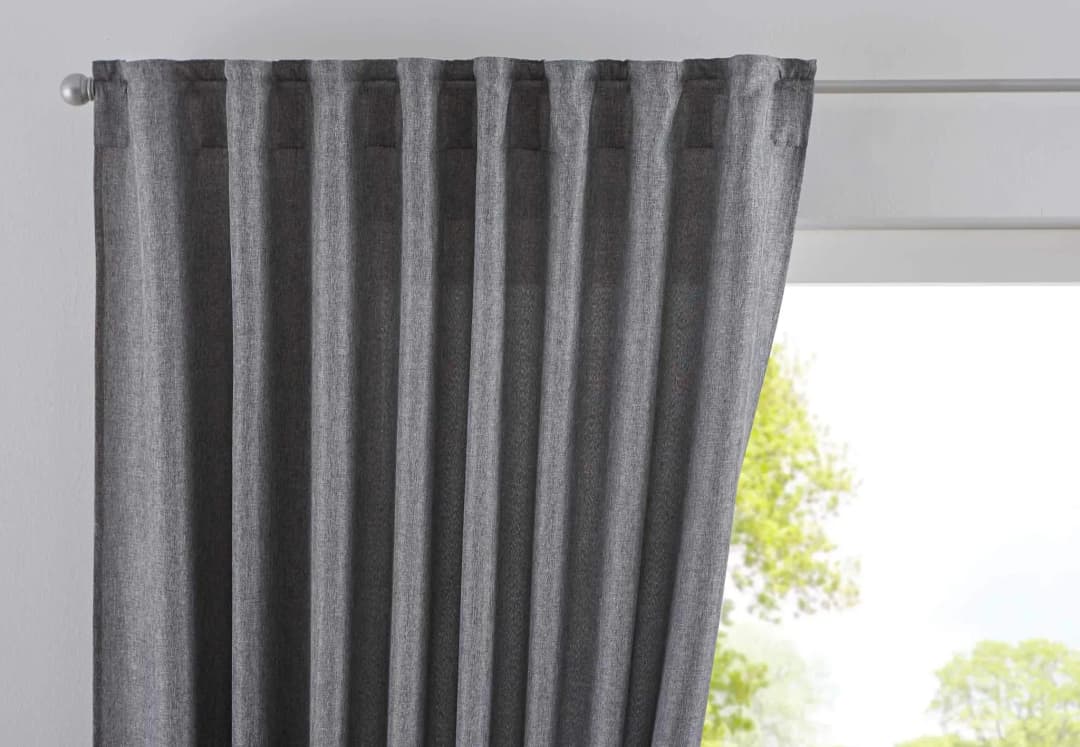JENA Verdeckte Schlaufen 250 x 140 cm Grau 1 St.