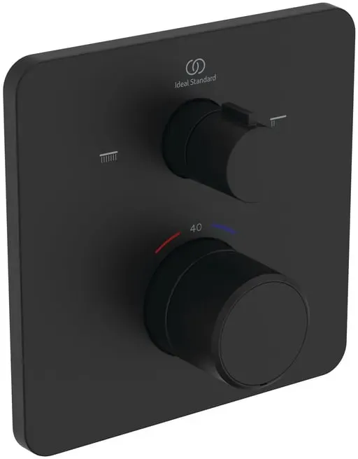 Ceratherm C25 Duschthermostat Unterputz für 2 Verbraucher Silk Black A8587XG