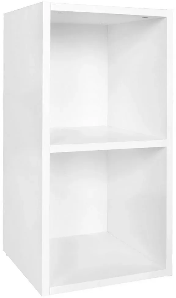 Bücherregal 30 x 60 x 30 cm Weiß