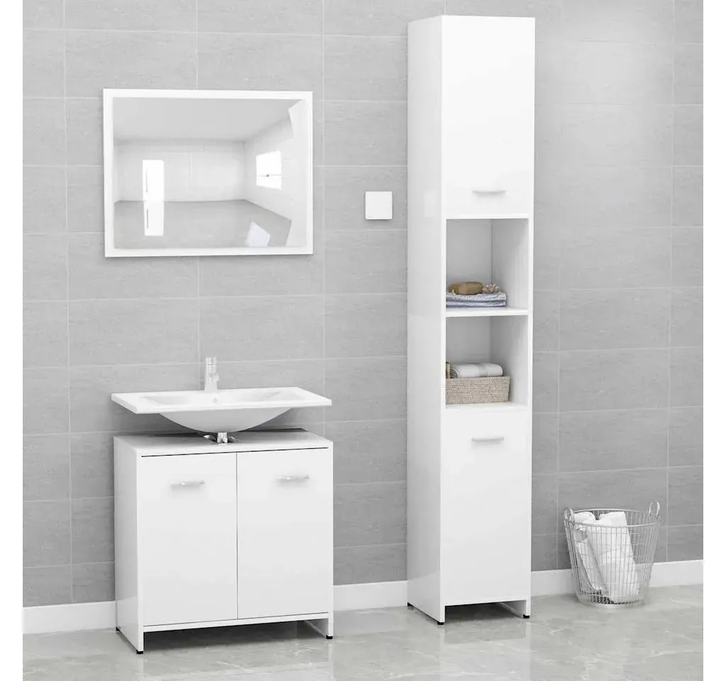 Badmöbel-Set Modell 6 3-tlg. Weiß