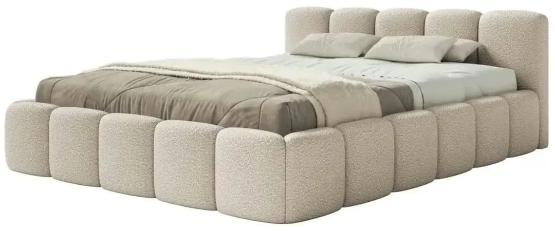 Cloudy Low 160 x 200 cm Beige