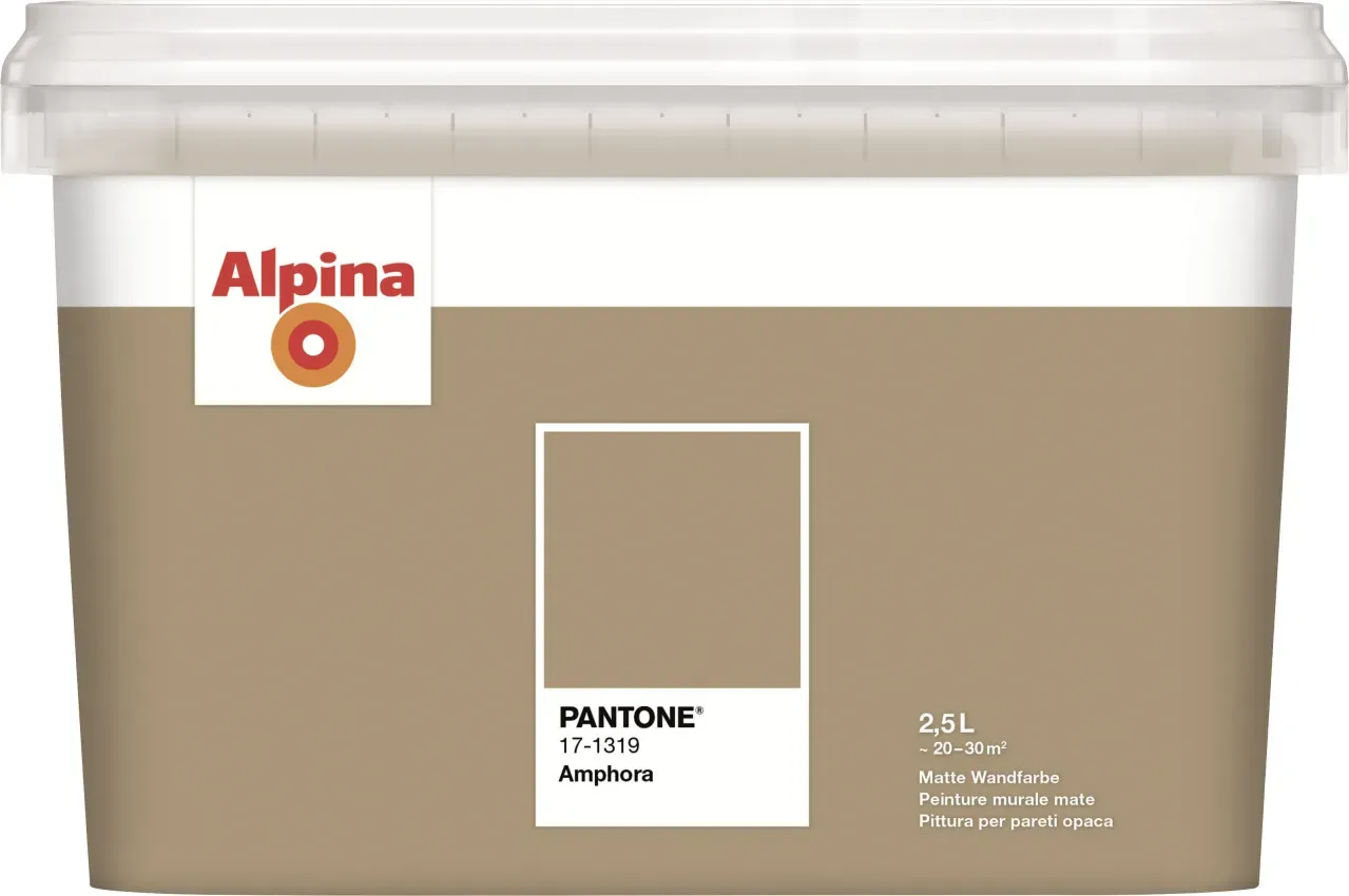 Wandfarbe Pantone Amphora braun 2,5 l