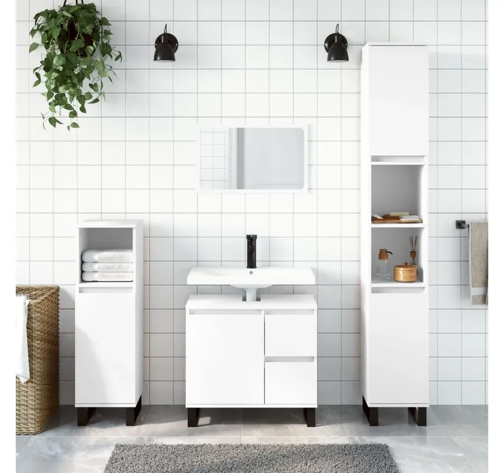 Badmöbel-Set Modell 25 3-tlg. Weiß