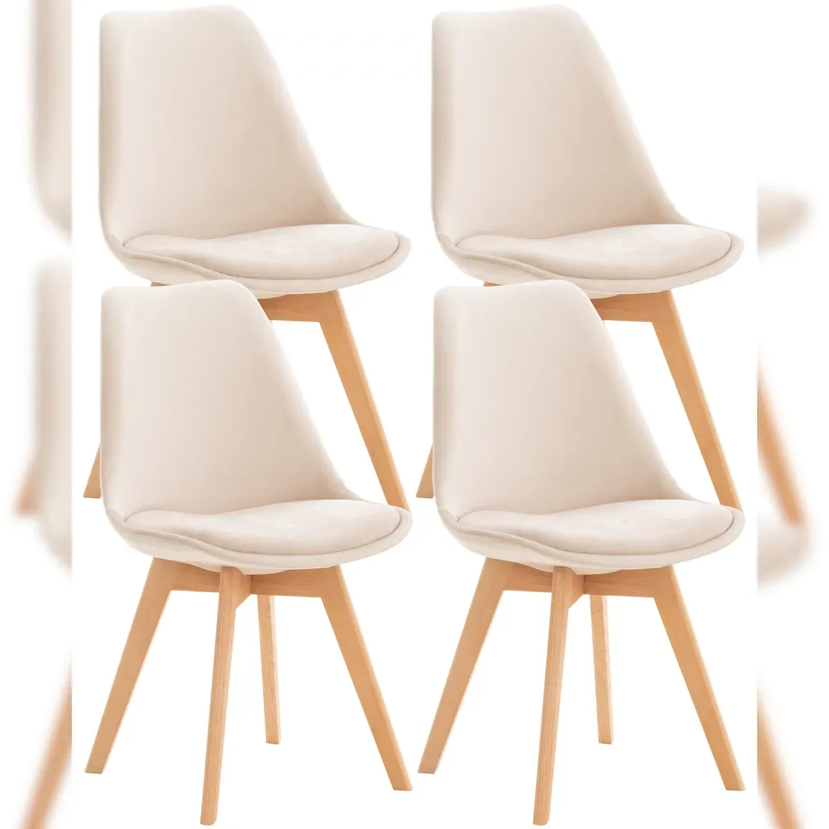 Linares 4 St. Samt beige