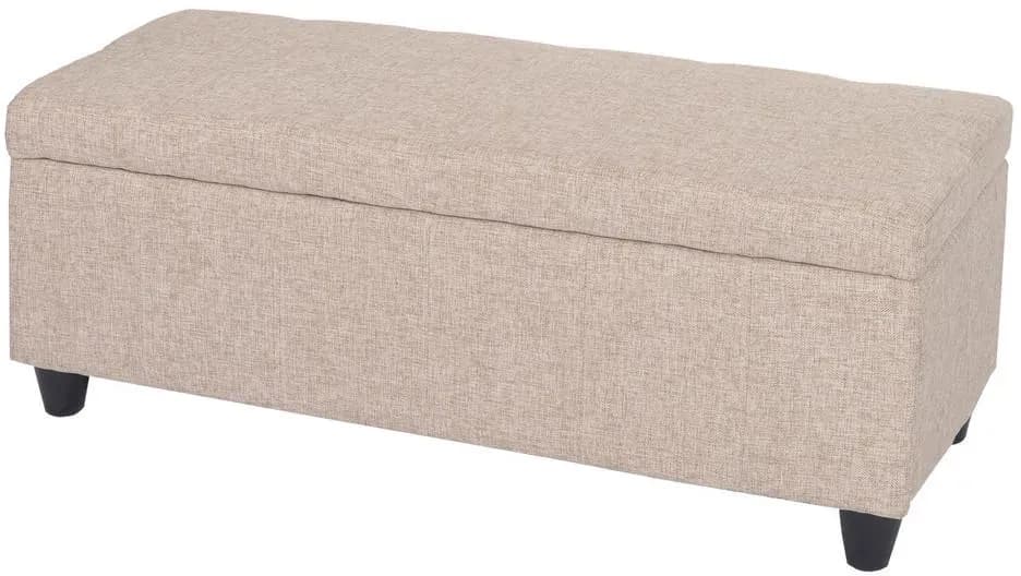 Truhenbank Kriens Beige 45 x 114 x 45 cm
