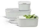 Frischhaltedose rechteckig nordic white 7 cm 1,5 l 3-teilig