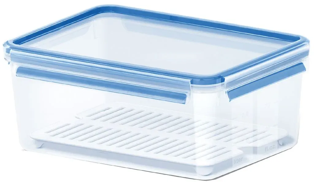 Frischhaltedose Clip & Close blau 19,5 x 26,3 cm 3,7 l