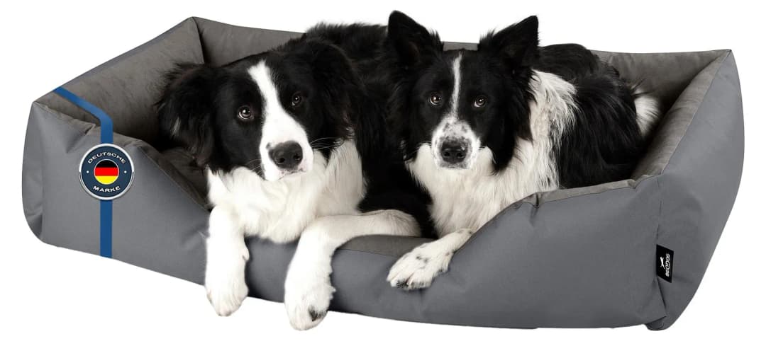 Hundekissen Zara rund grau