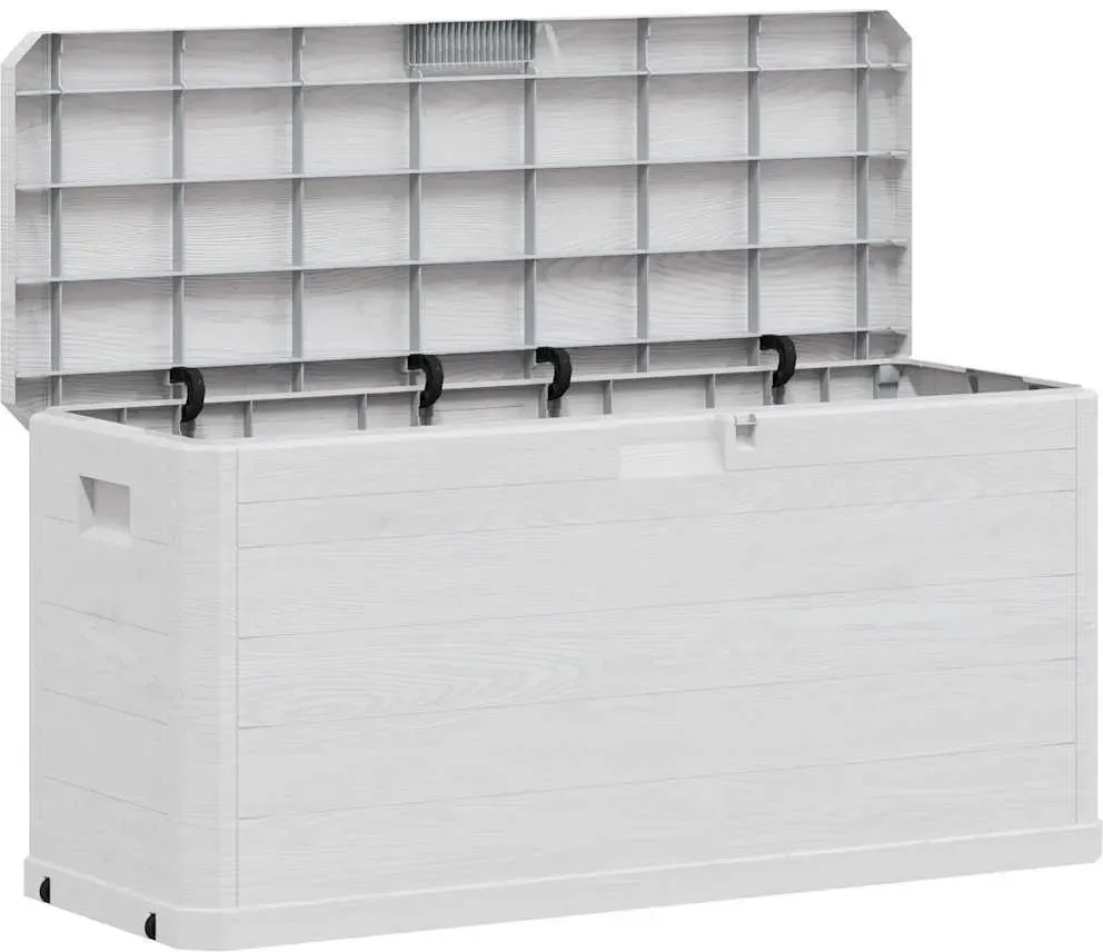 Garten-Aufbewahrungsbox 117 x 56 x 45 cm 1-tlg. hellgrau