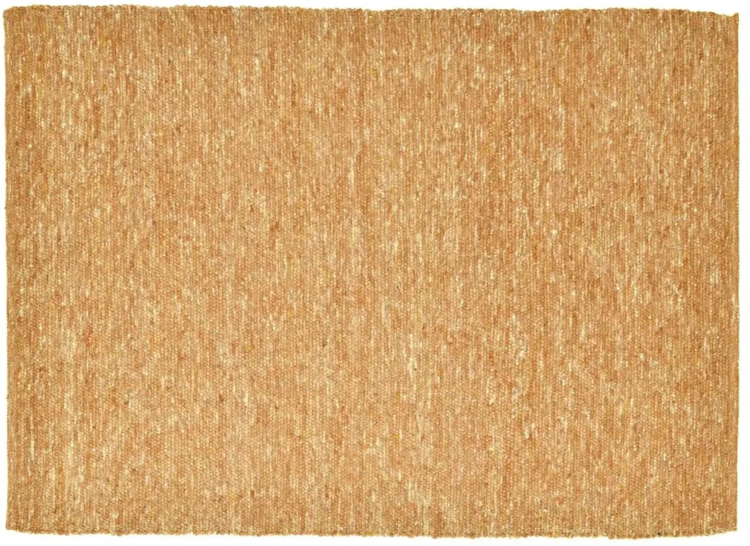 Hörnum Wollteppich 120 x 180 cm Orange/Rot