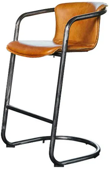 Barhocker Leder braun